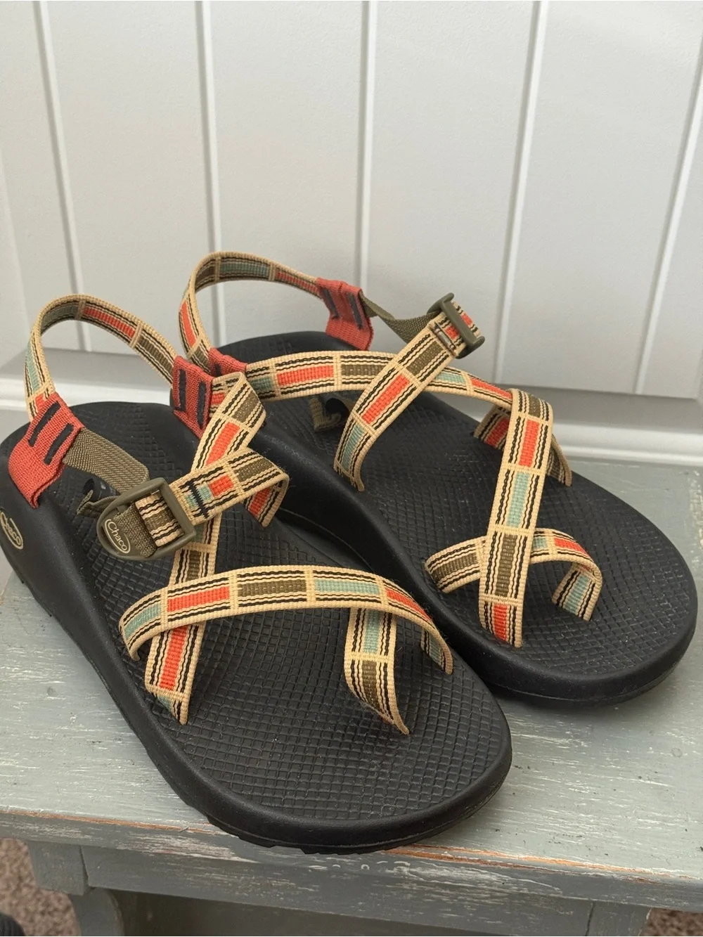 Chaco Men's Z/2 Classic Sandals - Check Taos Taupe Size 10